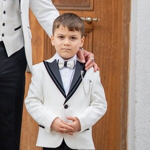 Kids Suits Kids Party Prom Suits Kids Wedding Suit Vest Pants Children Suits Boy s Suits Boy s 2 Piece Suits Black Slim Fit Suit Etsy Denmark