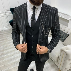 Great gatsby pinstripe suit clearance