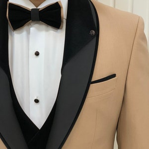 Men Suits Wedding Suit 3 Piece Suits Prom Suits, Slim Fit Shawl Lapel ...