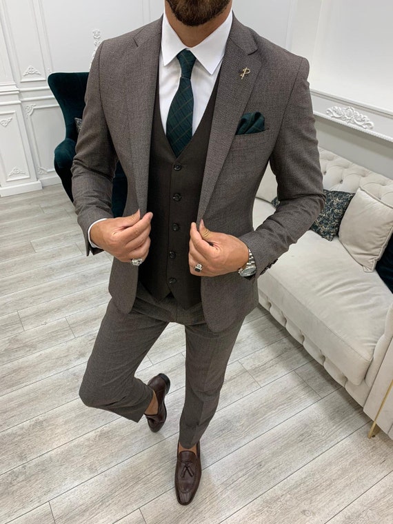 Articles of Style - Navy Suit? ✔️ Gray Suit? ✔️ “What's next?” A dark  chocolate brown suit opens up plenty of opportunities for different shirt  and tie combinations. It's just as much