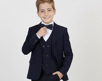 Ensemble de costume 3 pièces pour garçon | Tenue porte-alliances, mariage, bal de promo