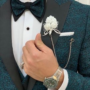 Teal Green Suits Teal 3 Piece Slim Fit One Button Wedding Groom Party Wear Coat Pant, Teal Suit, Men Teal Suit, Teal Slim Fit Groom Suit, GENT WITH