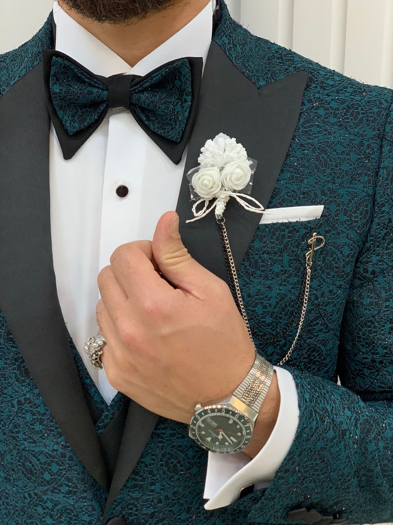 Teal Green Suits Teal 3 Piece Slim Fit One Button Wedding Groom Party Wear Coat Pant, Teal Suit, Men Teal Suit, Teal Slim Fit Groom Suit, GENT WITH