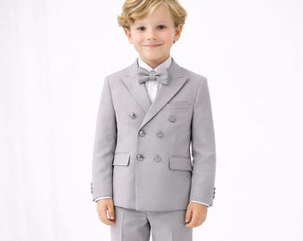 Boys Double Breasted Suit Set | Toddler & Teen Formal Wear