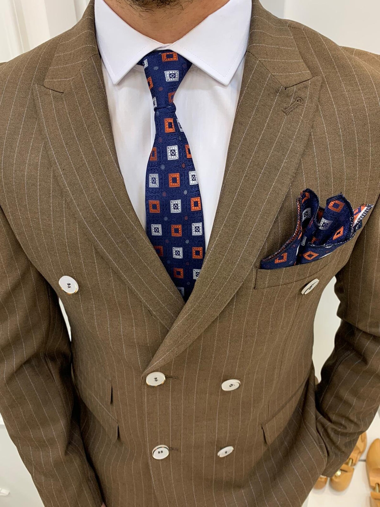 kids brown pinstriped suit kids brown pinstriped suit