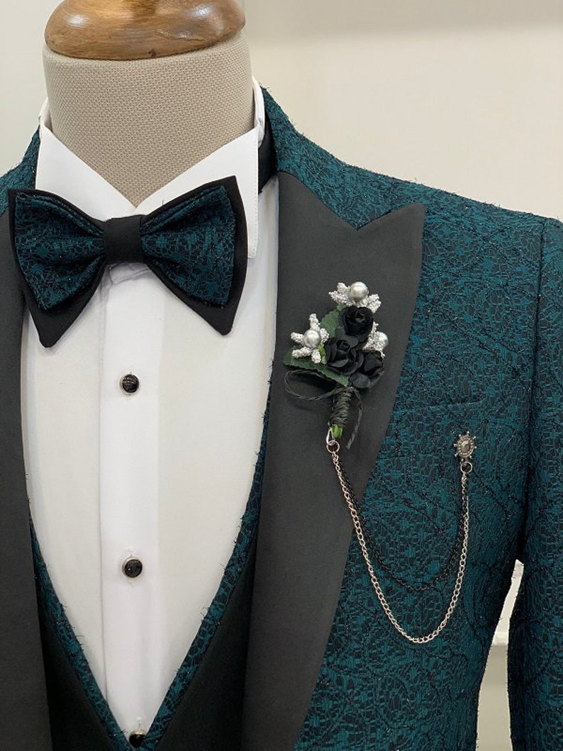Teal Green Suits Teal 3 Piece Slim Fit One Button Wedding Groom Party Wear Coat Pant, Teal Suit, Men Teal Suit, Teal Slim Fit Groom Suit, GENT WITH