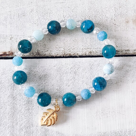 Details about Agate and Apatite Healing Beaded Bracelets US Details about Agate and Apatite Healing Beaded Bracelets US