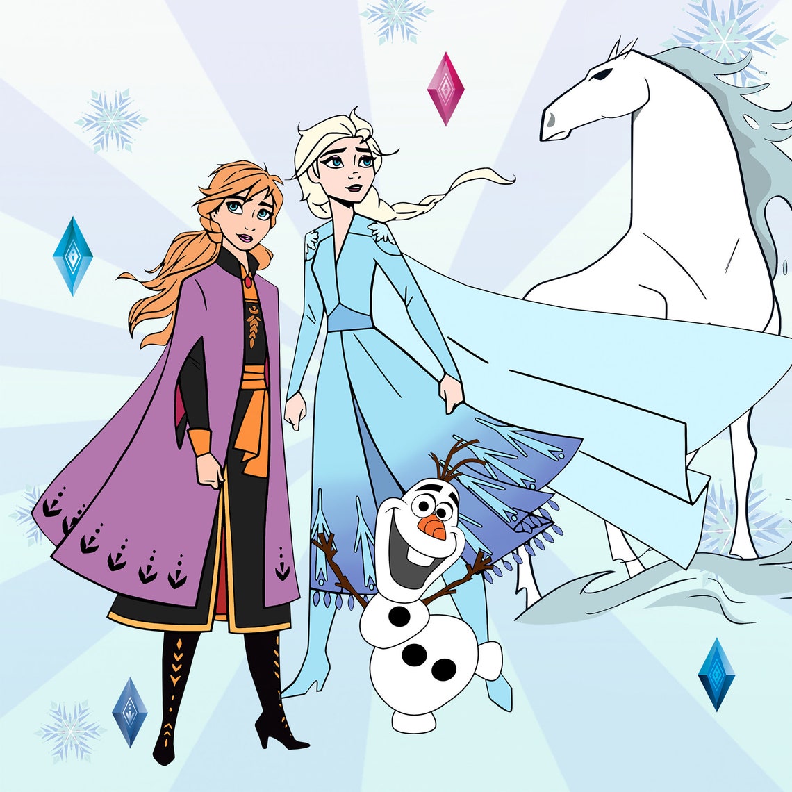 frozen 1 and 2 pictures