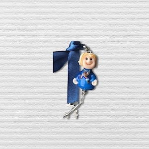 Glass KLM Stewardess (glückliche Stewardess)