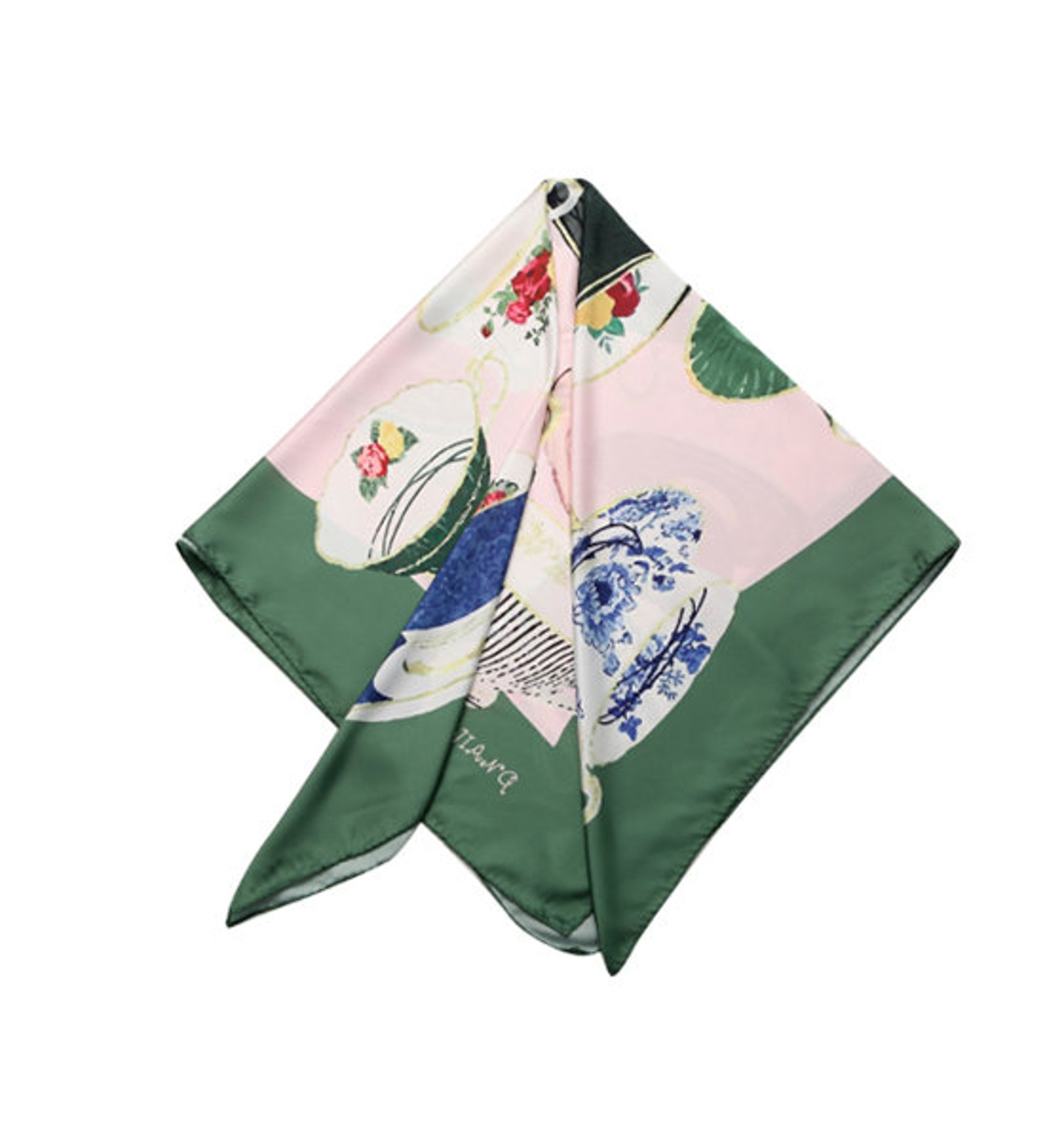 Tea time multifunctional scarf Silky Head Neck Scarf Etsy