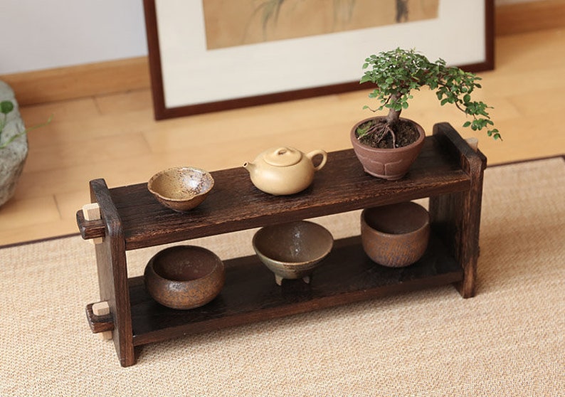 Wooden Bonsai display stand Lightweight Etsy