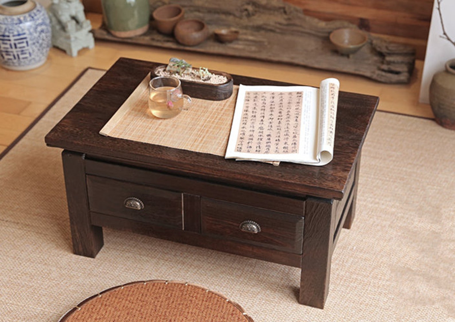 Traditional Japanese Floor Table Coffee/tea or End Tables Etsy