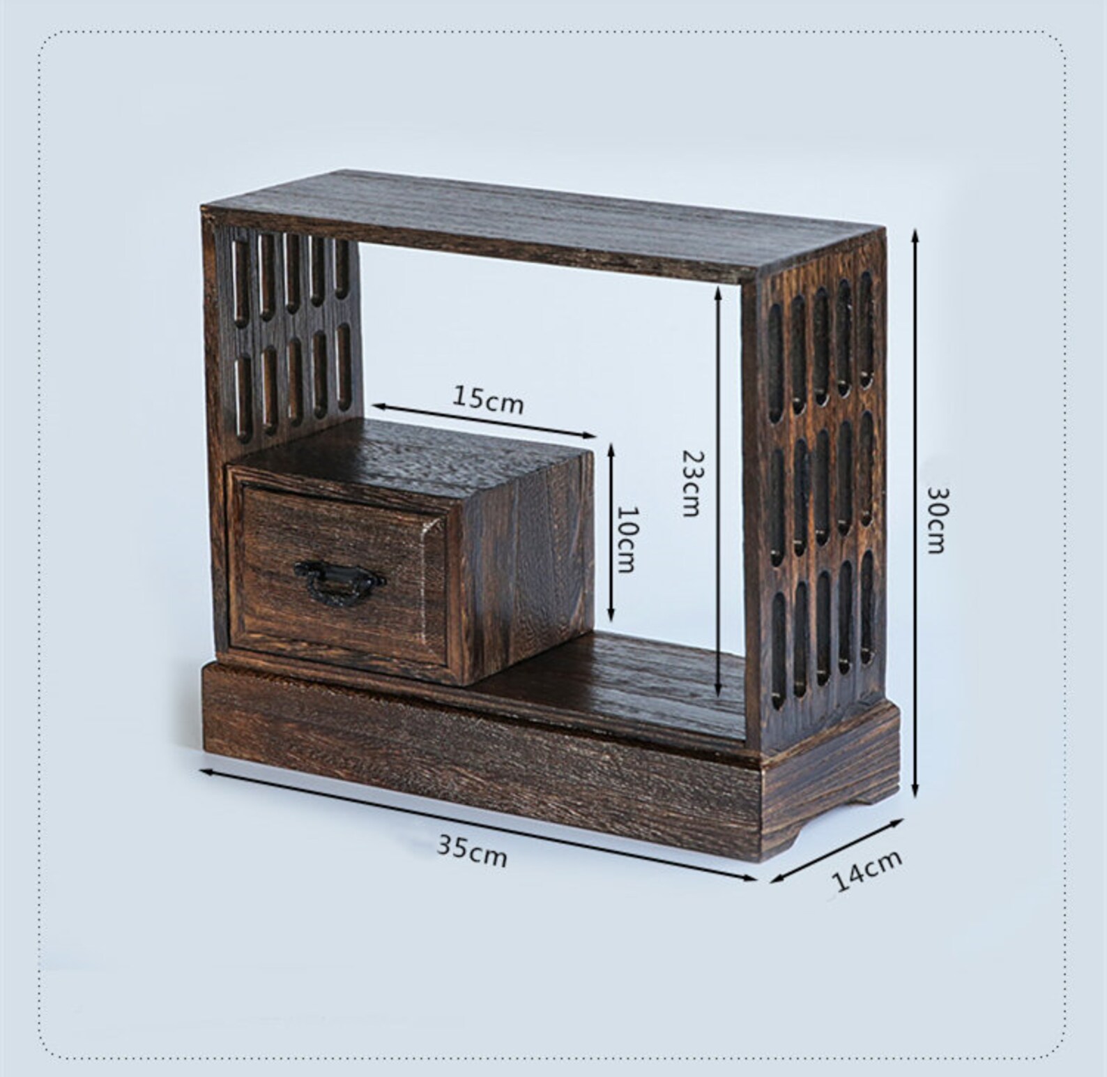 Wooden Bonsai display stand Indoor wooden plant stand Etsy