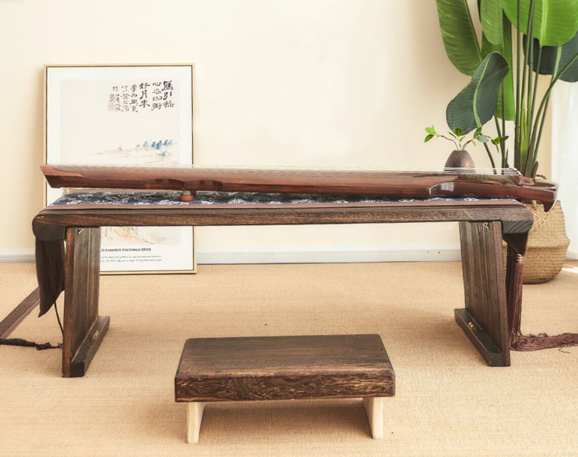 Foldable wood Floor Table Guqin Table Etsy