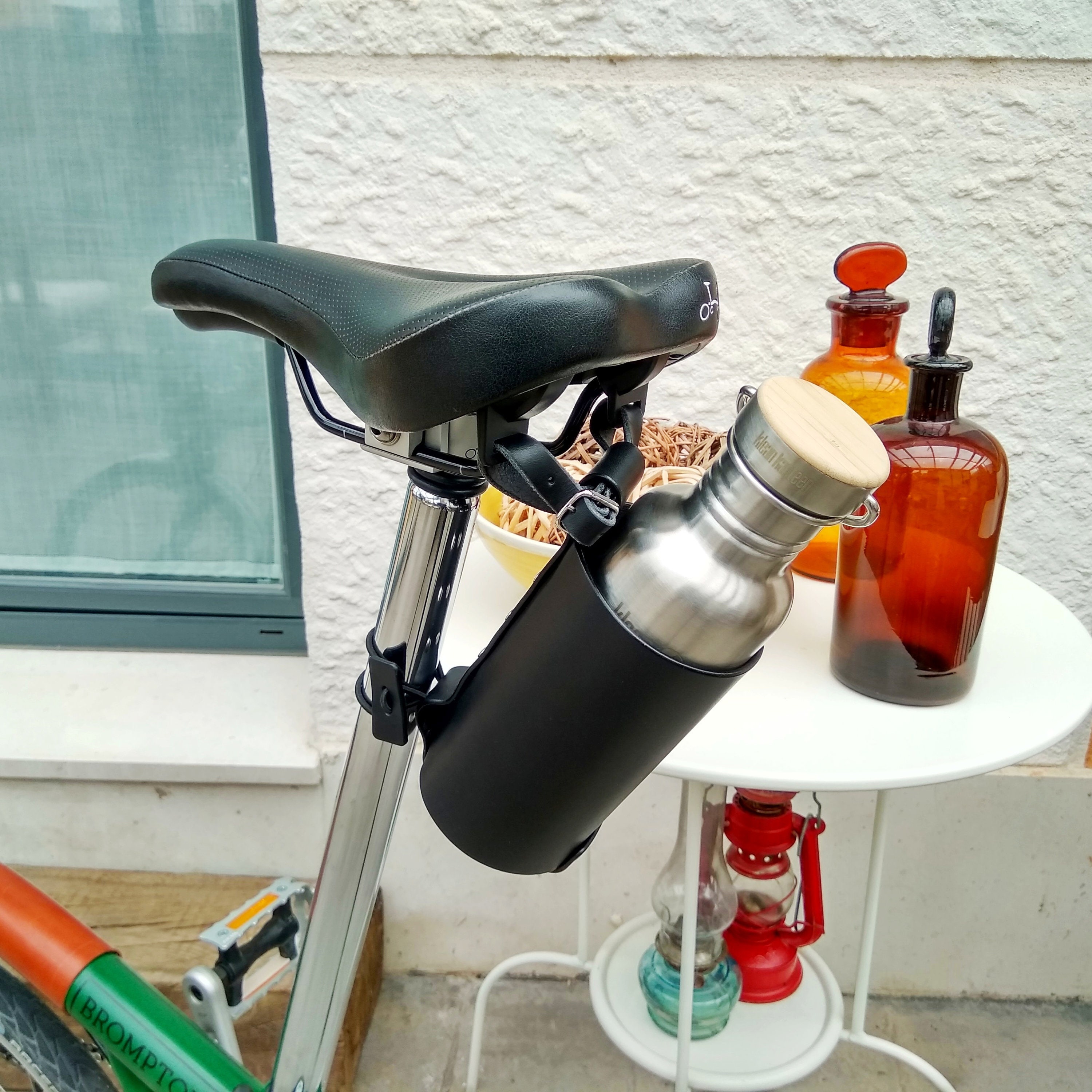 Leather Bottle Holder. Bike Bottle Holder. Bike Bottle Etsy UK
