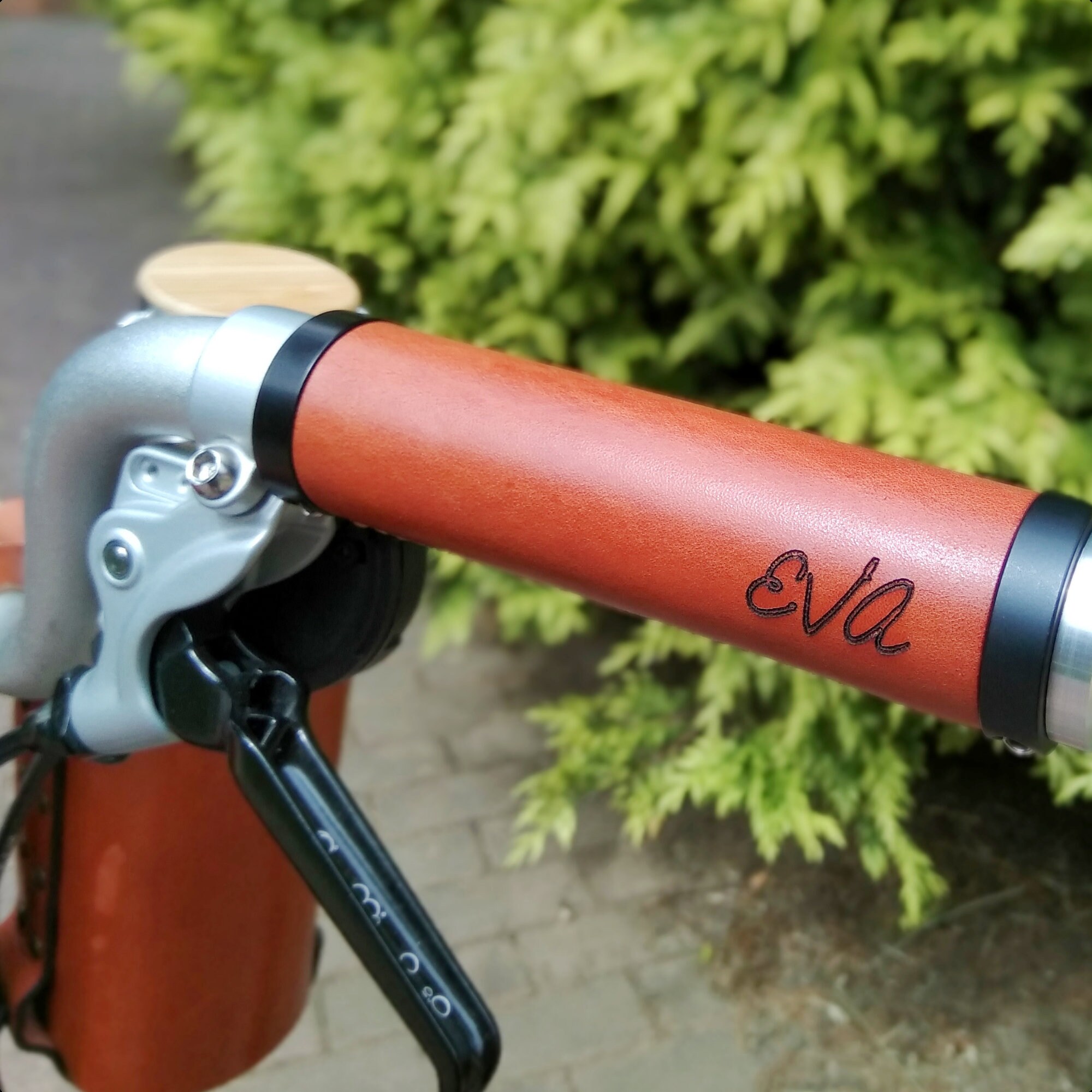Brompton Leather Grips. Handlebar Leather Grips. Folding Bike Etsy UK