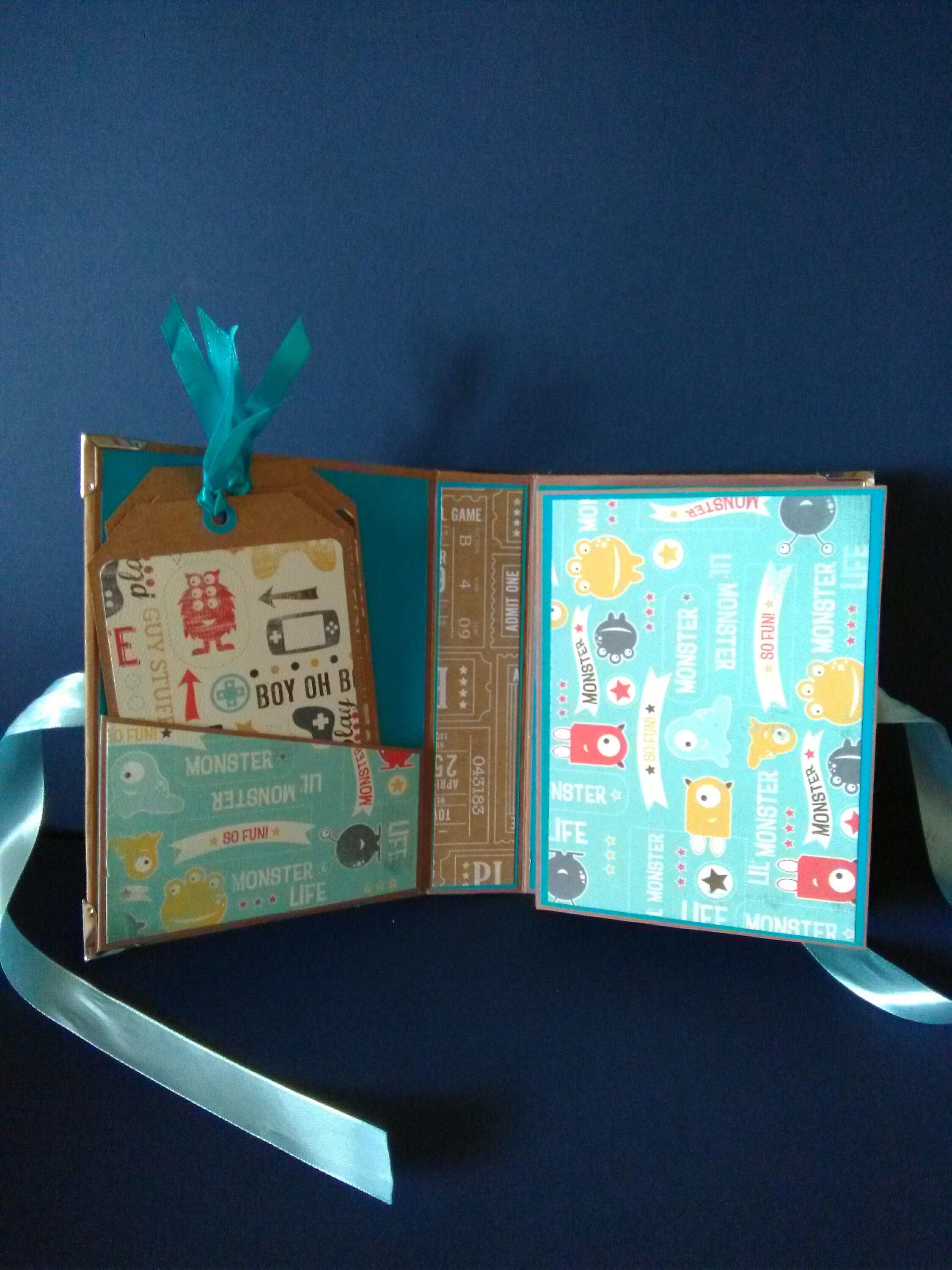 Baby Boy Photo Book Custom Mini Photo Memory Book Accordion Etsy