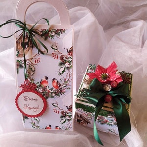 Caja de explosión, Caja explosiva con bolsa de regalo, Caja de Navidad de explosión, Titular de regalo de dinero, Caja de explosión de Navidad