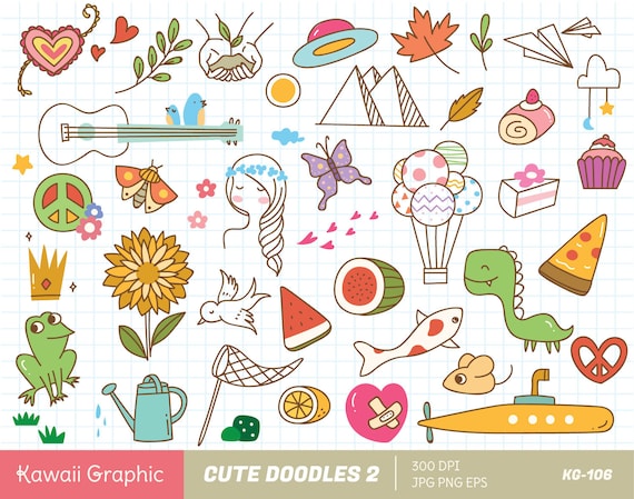 Cute Kitchen Vector, Digital Clipart Instant Download EPS, PNG Files  Included 