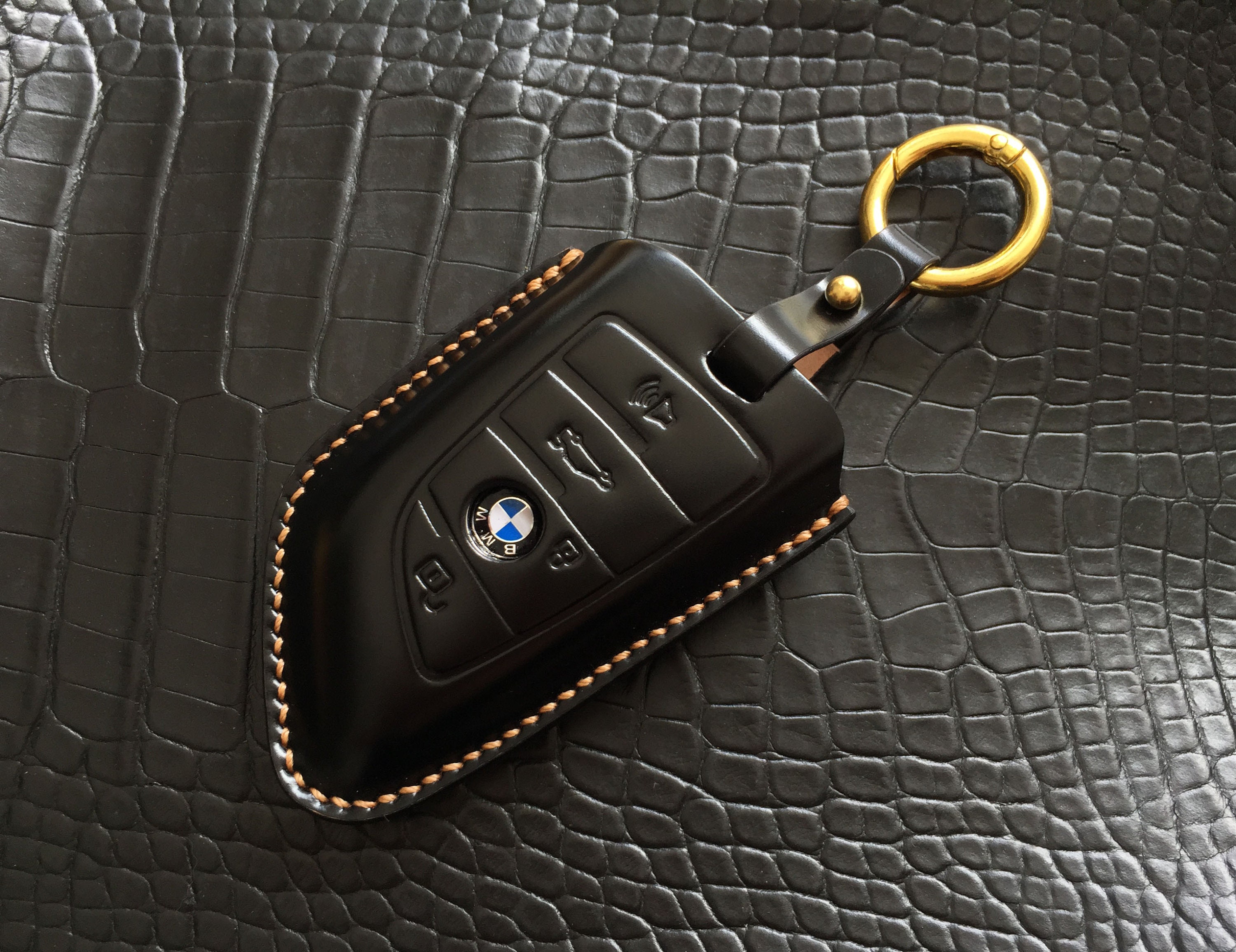 Leather Strap Car Key Case Cover For Bmw M1 M2 M6 M3 M4 M5 M8 X3m