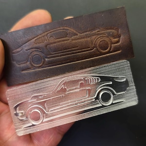 Car logo acrylic leather stamp, embossing stamp for leather