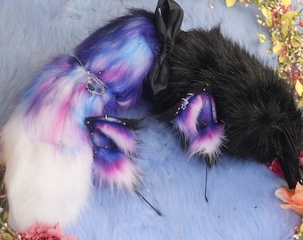Galaxy Tail/Set Fox or Cat