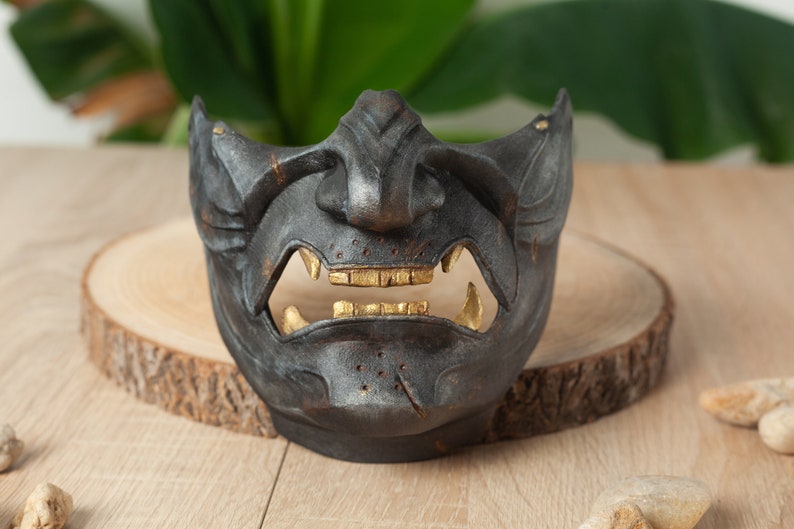Ghost of Tsushima 3D printed Samouraï Mask Ghost Mask Menpo Etsy