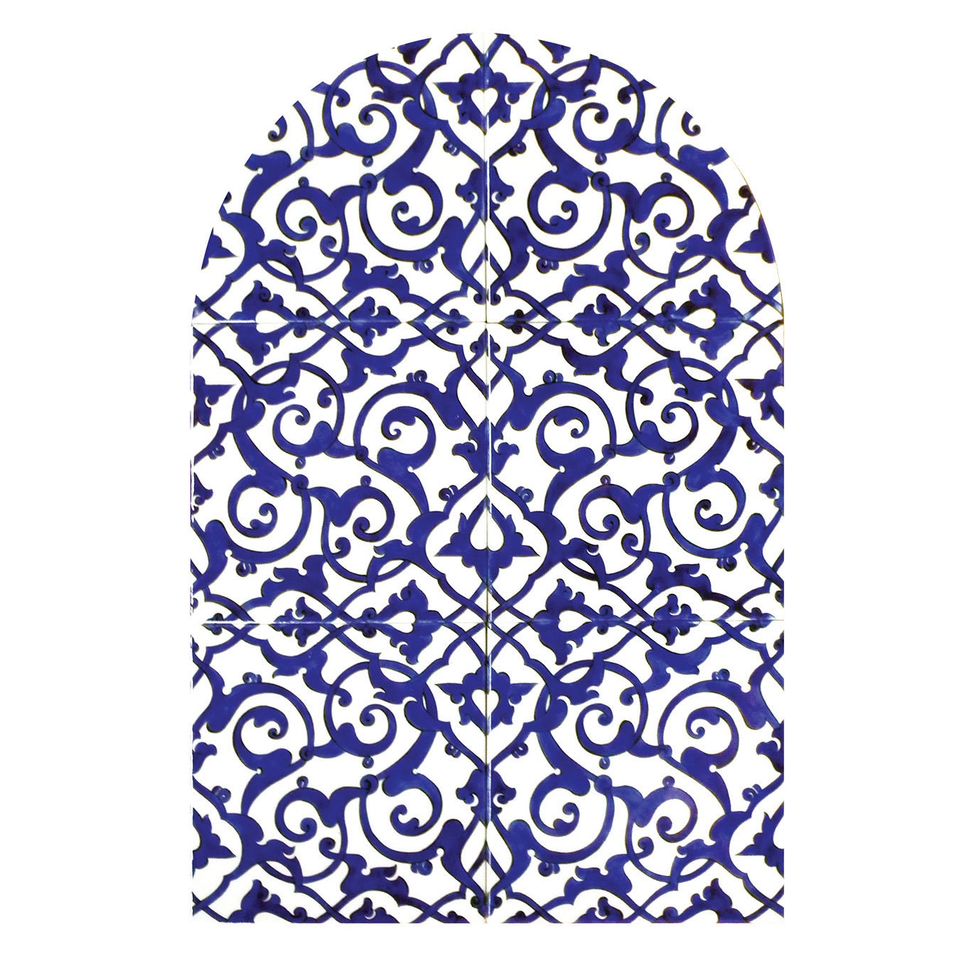 Ceramic Wall Art, 50x75 Cm Iznik Ceramic Tile Panel, Home Decoration ...