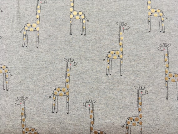 giraffe jersey fabric