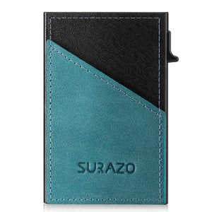 Portefeuille RFID SURAZO Slim Secure : porte-cartes élégant et solution de stockage de pièces pour les modes de vie modernes. Il peut contenir jusqu'à 8 cartes. image 3