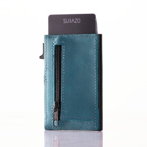 Portefeuille RFID SURAZO Slim Secure : porte-cartes élégant et solution de stockage de pièces pour les modes de vie modernes. Il peut contenir jusqu'à 8 cartes. image 6