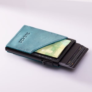 Portefeuille RFID SURAZO Slim Secure : porte-cartes élégant et solution de stockage de pièces pour les modes de vie modernes. Il peut contenir jusqu'à 8 cartes. image 7