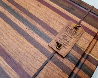 Texas Mesquite/Kansas Black Walnut/Texas Black Walnut/African Mahogany boards. Made to order. Your choice of any or all wood species.