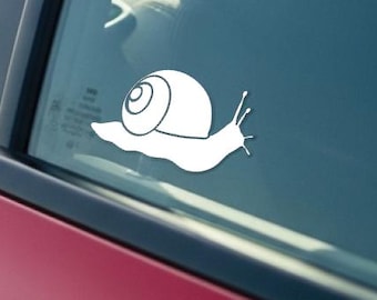 Happy Snail [PICK COLOR] Cute Vinyl Decal Sticker for Laptop/car/truck ...