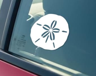 Sand Dollar Vinyl Decal: Beach Life Car Sticker