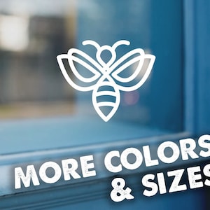 Bee Sticker Decal,Car Decal,Car Sticker,Car Stickers,Laptop Sticker,Car Window,Sticker,Save the Bees Sticker, Bee Decal,Bee Sticker, Bumble