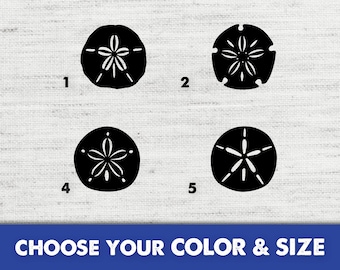 Sand Dollar Vinyl Decal: Beach Life Sticker