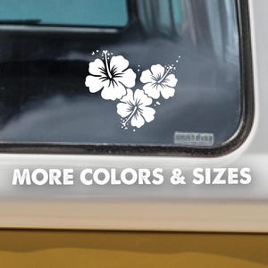 Hibiscus Decal Sticker,Hibiscus Sticker,Flower Decal,Hibiscus Sticker,Vinyl Decal,Car Decal,Yeti Decal,Waterbottle Decal,Vinyl Window Decal