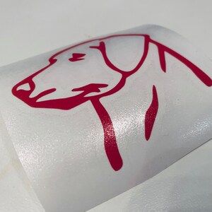 Labrador Dog Decal,Labrador Retriever Head Vinyl Decal Sticker, Labrador Retriever, Dog Car Decal, Lab Decal, Labrador Gifts,Vinyl Dog Decal