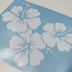 Hibiscus Decal Sticker,Hibiscus Sticker,Flower Decal,Hibiscus Sticker,Vinyl Decal,Car Decal,Yeti Decal,Waterbottle Decal,Vinyl Window Decal