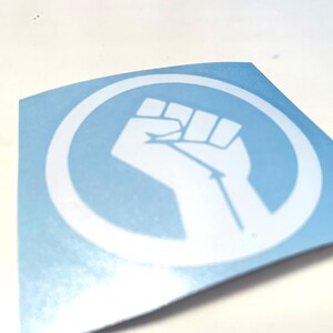 BLM Raised Fist Vinyl Decal Sticker: Car, Window, Laptop