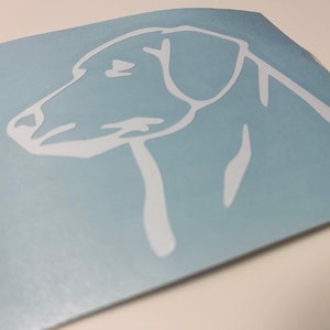 Labrador Dog Decal,Labrador Retriever Head Vinyl Decal Sticker, Labrador Retriever, Dog Car Decal, Lab Decal, Labrador Gifts,Vinyl Dog Decal