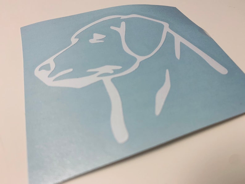 Labrador Dog Decal,Labrador Retriever Head Vinyl Decal Sticker, Labrador Retriever, Dog Car Decal, Lab Decal, Labrador Gifts,Vinyl Dog Decal