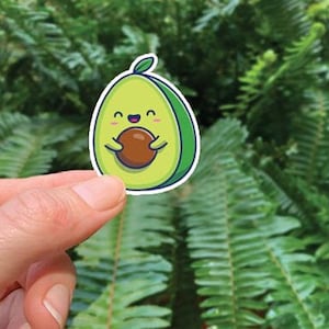Avacado Sticker,  Stickers,Laptop Decals,Cute Stickers,Water Bottle Stickers,Laptop Stickers,Flask,Laptop Sticker,Best Friend Gift