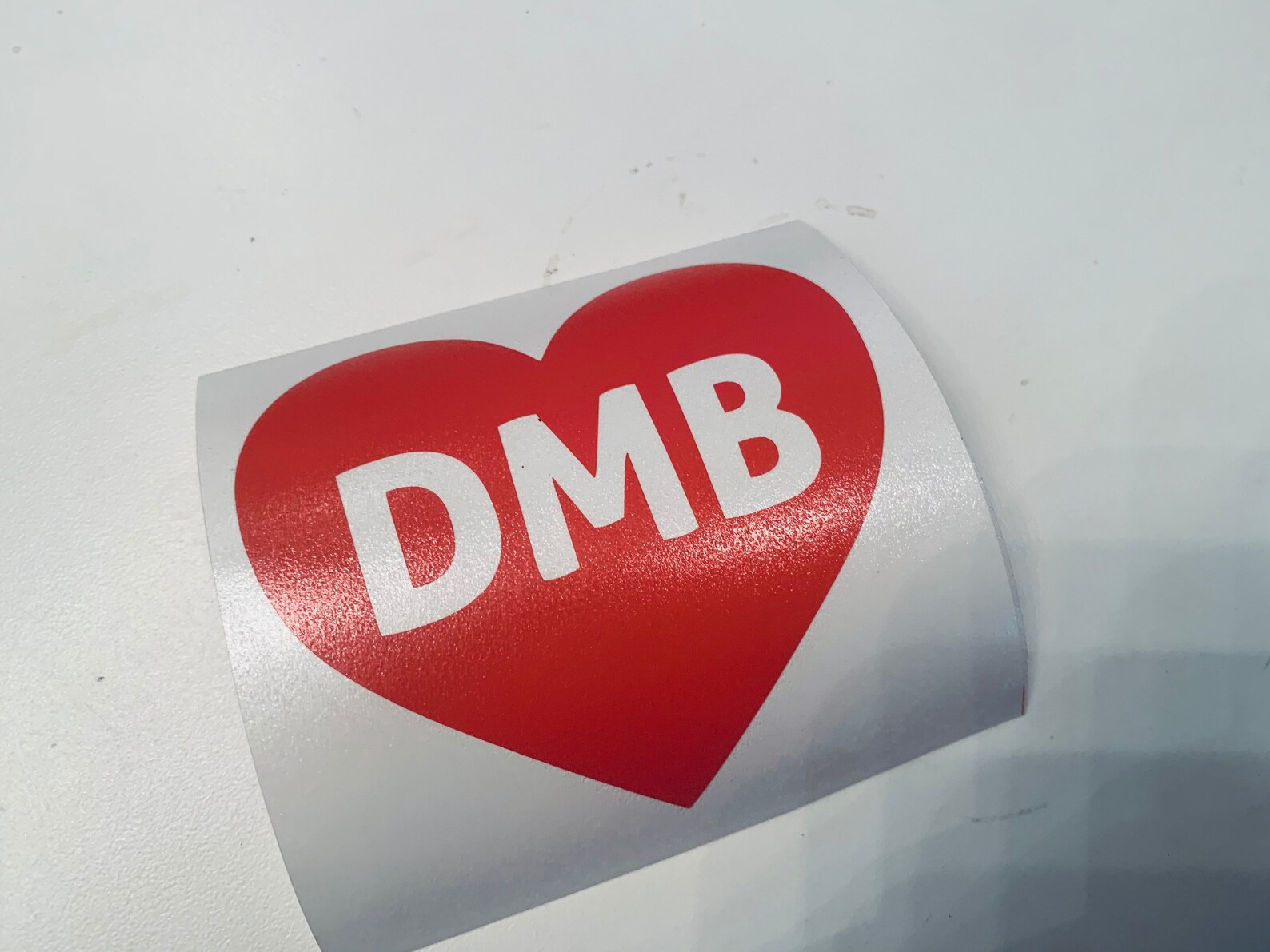DMB Heart Vinyl Sticker DecalCar DecalWindow DecalCar Etsy