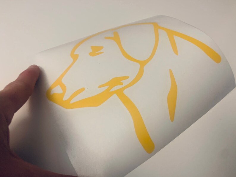 Labrador Dog Decal,Labrador Retriever Head Vinyl Decal Sticker, Labrador Retriever, Dog Car Decal, Lab Decal, Labrador Gifts,Vinyl Dog Decal