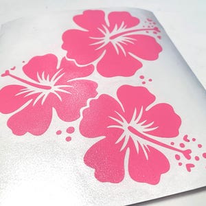 Hibiscus Decal Sticker,Hibiscus Sticker,Flower Decal,Hibiscus Sticker,Vinyl Decal,Car Decal,Yeti Decal,Waterbottle Decal,Vinyl Window Decal