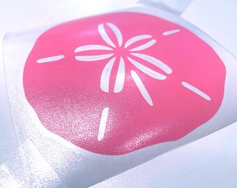 Sand Dollar Vinyl Decal: Beach Life Car Sticker