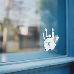 Hand Vinyl Sticker Decal -Car Decal, Window Decal,Car Stickers, Laptop Sticker,Car Window,Car Decal