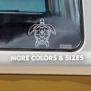 Sea Turtle Decal Beach Sticker Summer Decal, Sea Turtle Sticker, Laptop Stickers Decal Vacation Decal Car